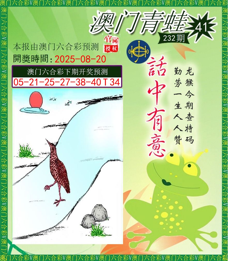 青蛙系列43 第232期