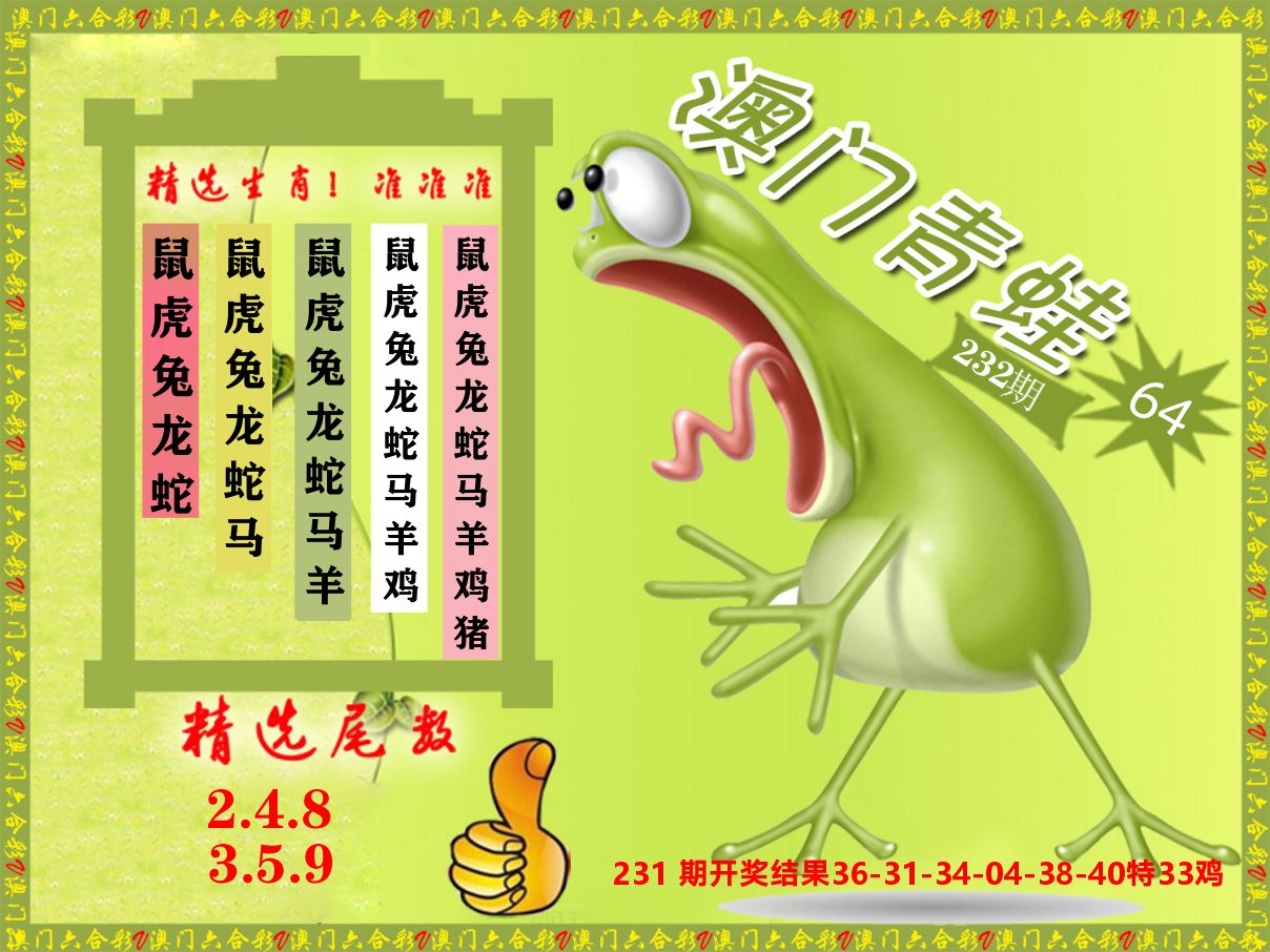 青蛙系列64 第232期