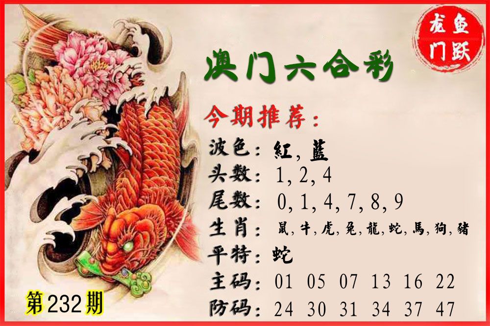 鱼跃龙门 第232期