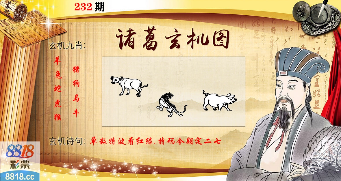 诸葛玄机图 第232期
