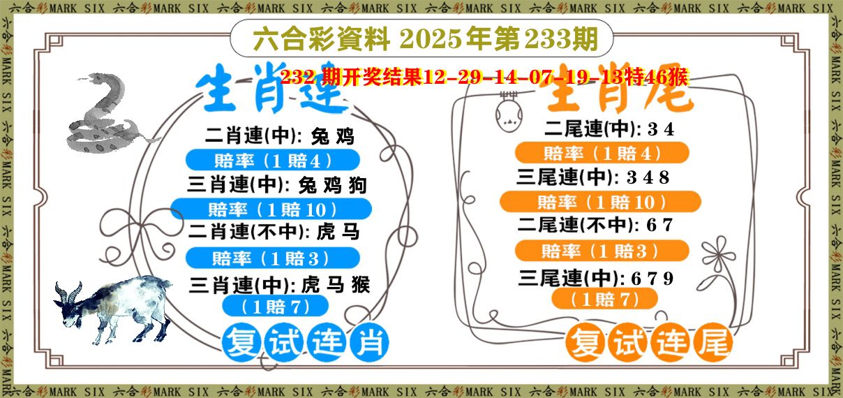 复试连 第233期