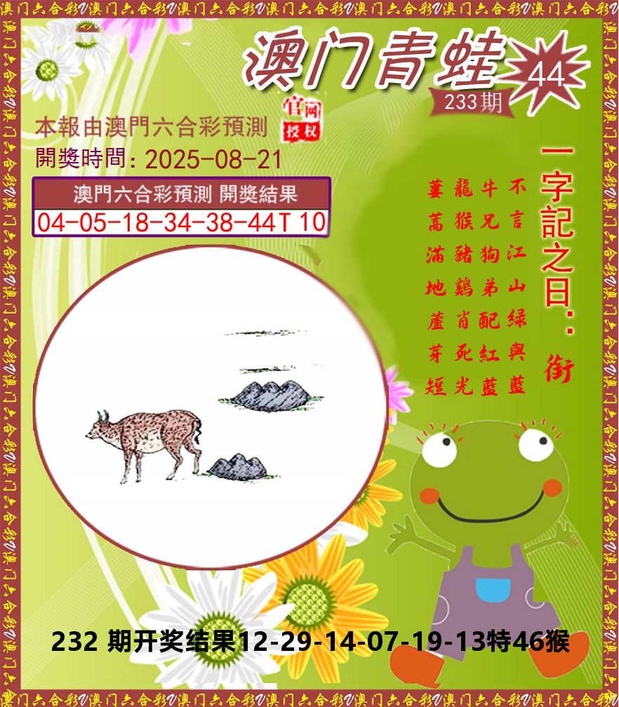 青蛙系列44 第233期