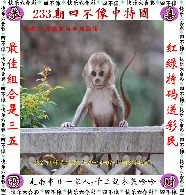 四不像 第233期