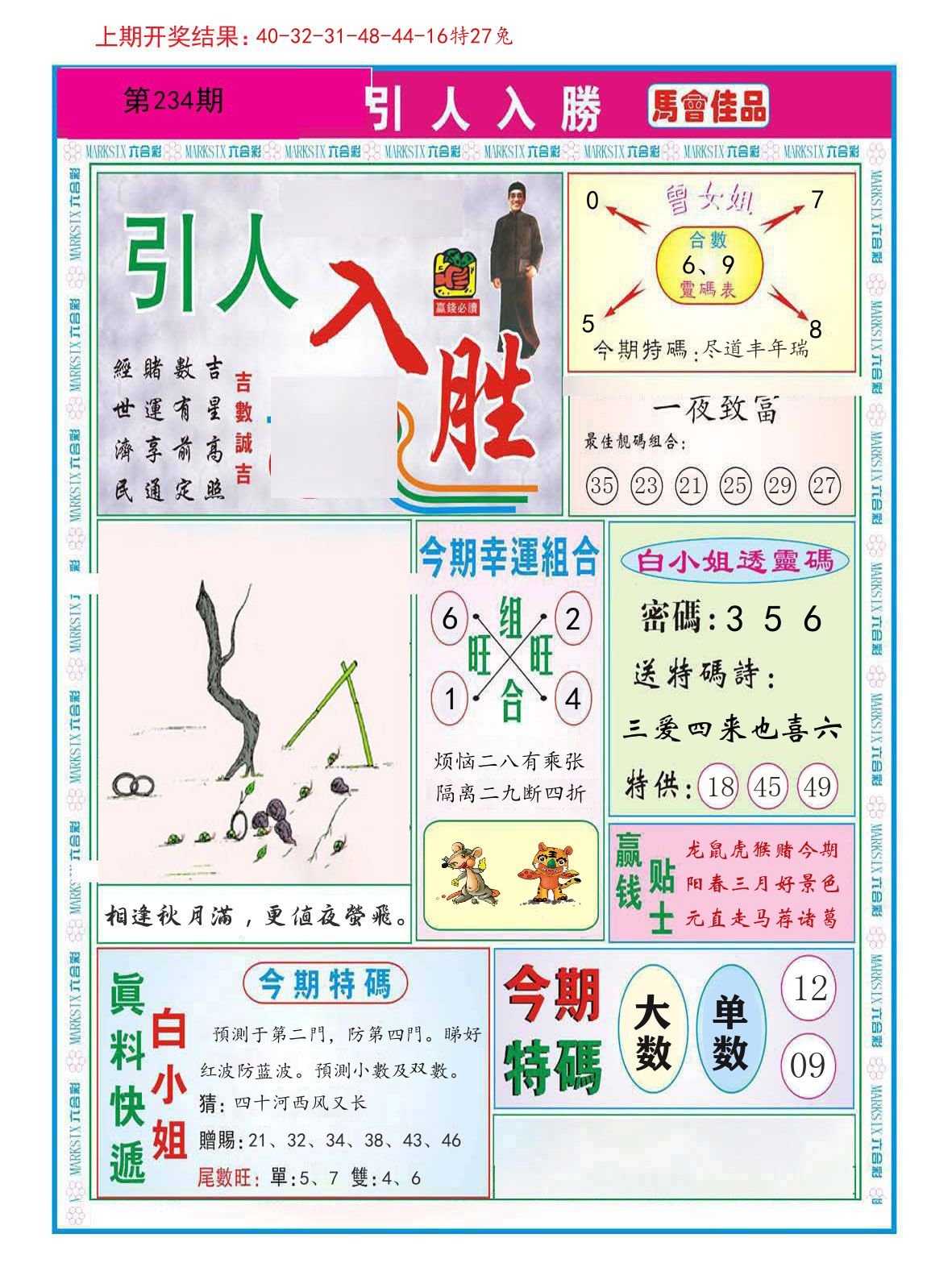 引人入胜 第234期