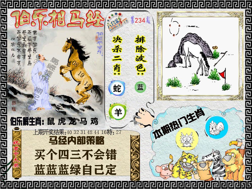 伯乐相马经 第234期