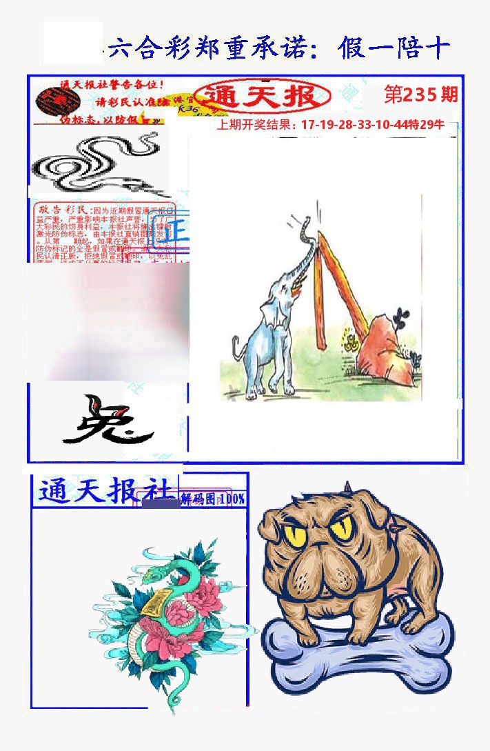 通天报 第235期