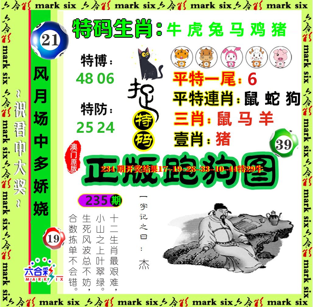 正版跑狗图 第235期