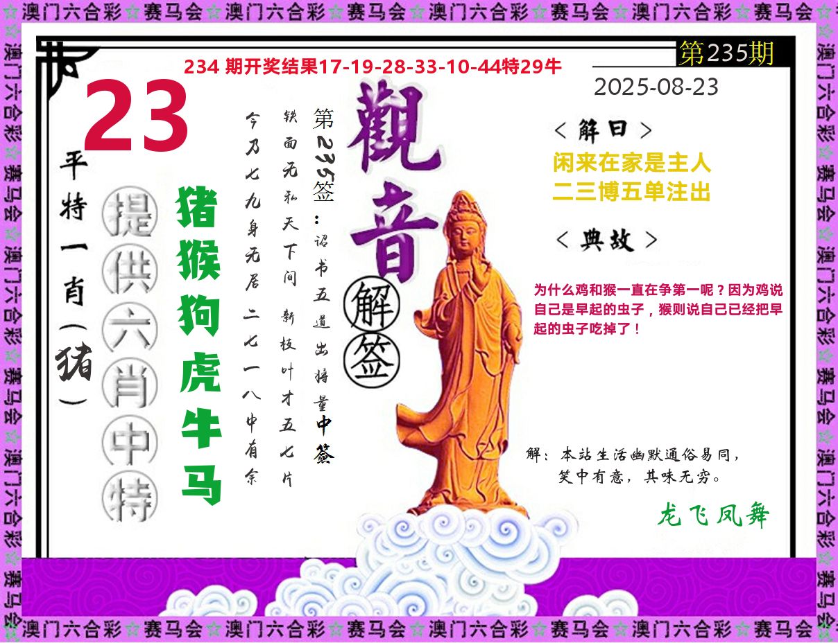 观音解签 第235期