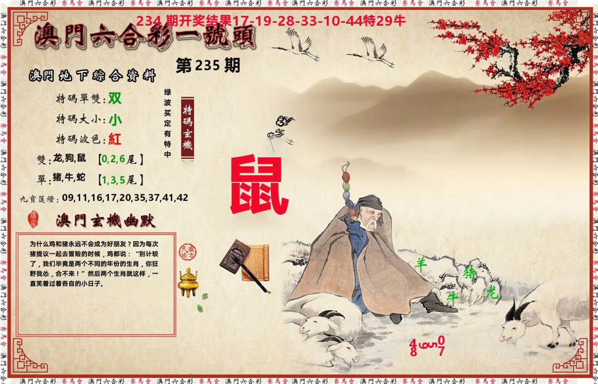 一号头 第235期