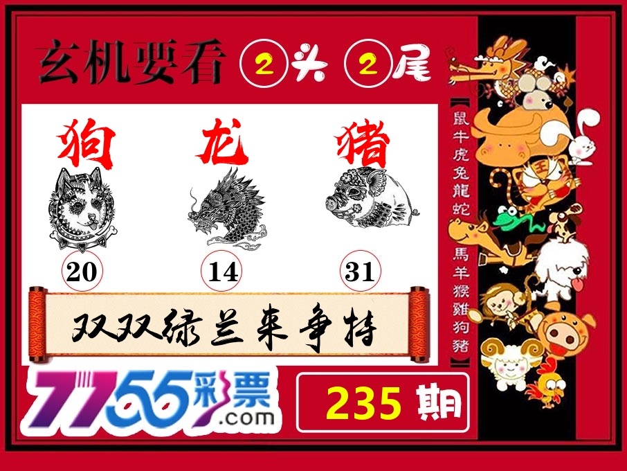 玄机要看 第235期