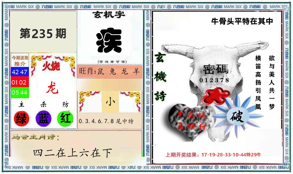 牛骨玄机 第235期
