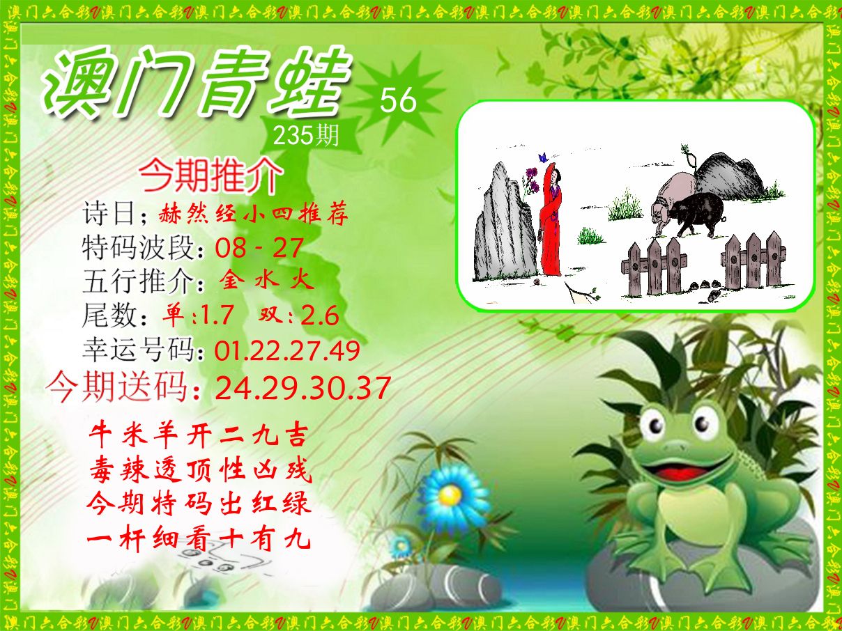 青蛙系列56 第235期