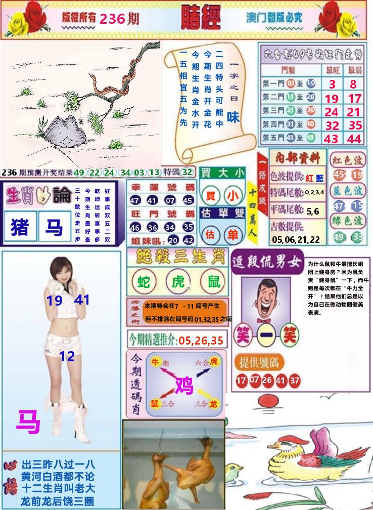 澳门赌经 第236期