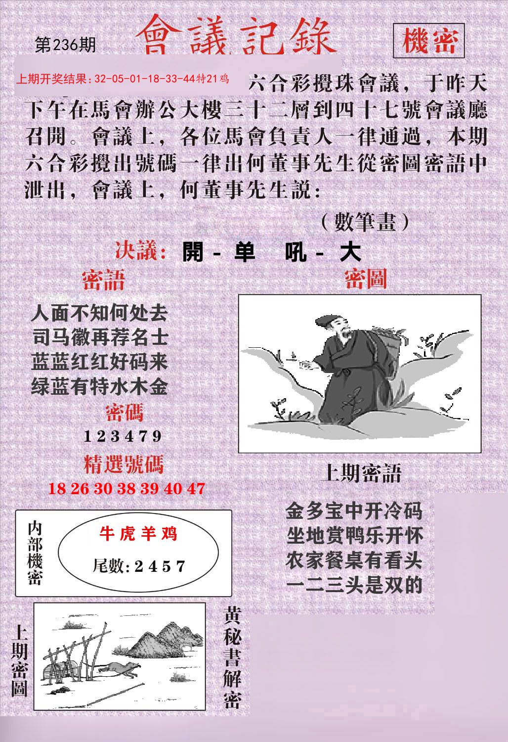 会议记录 第236期