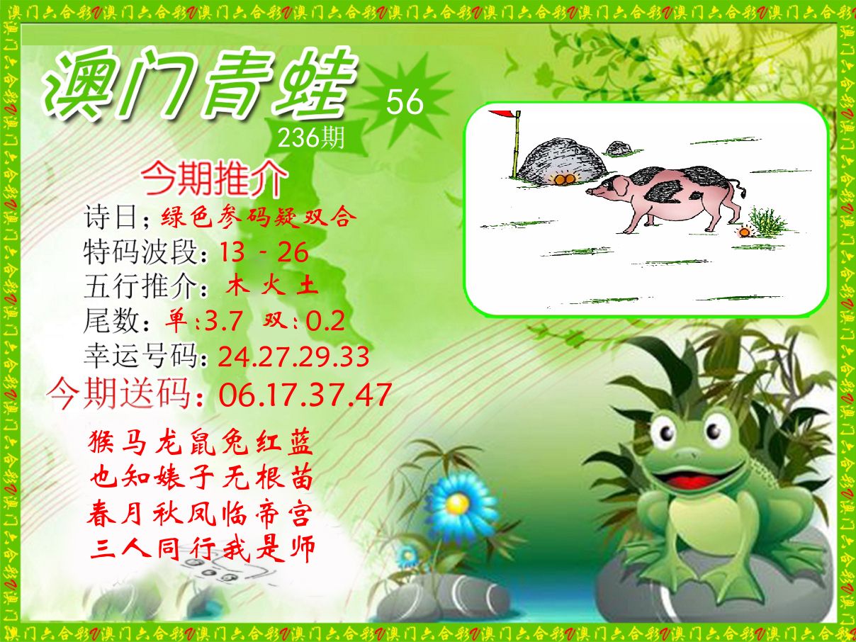 青蛙系列56 第236期