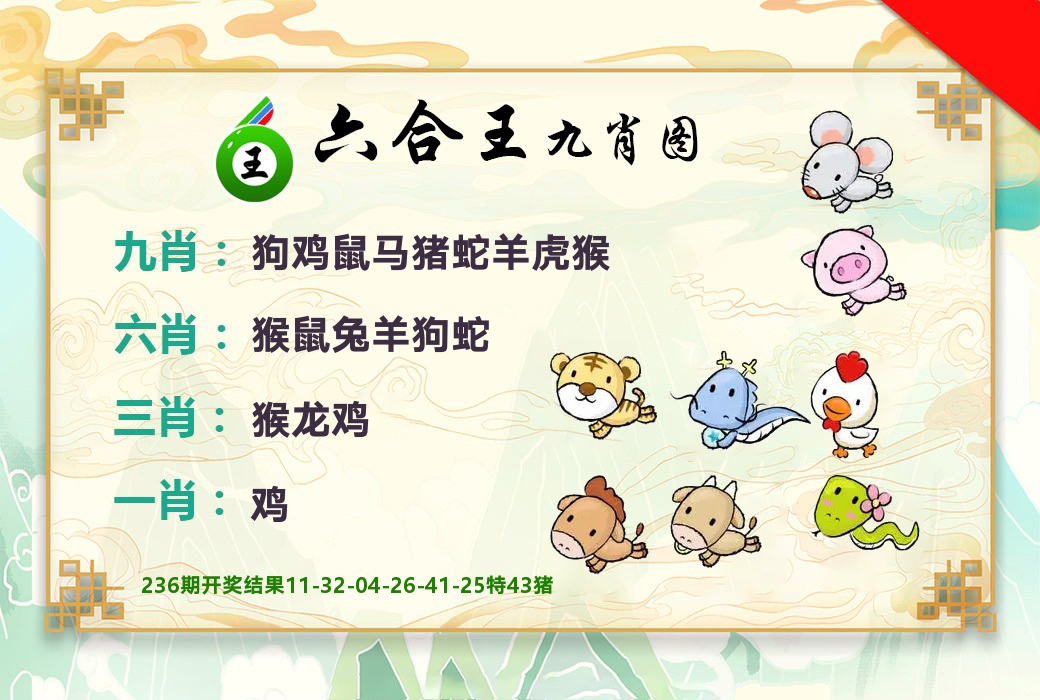 六合王九肖图 第237期