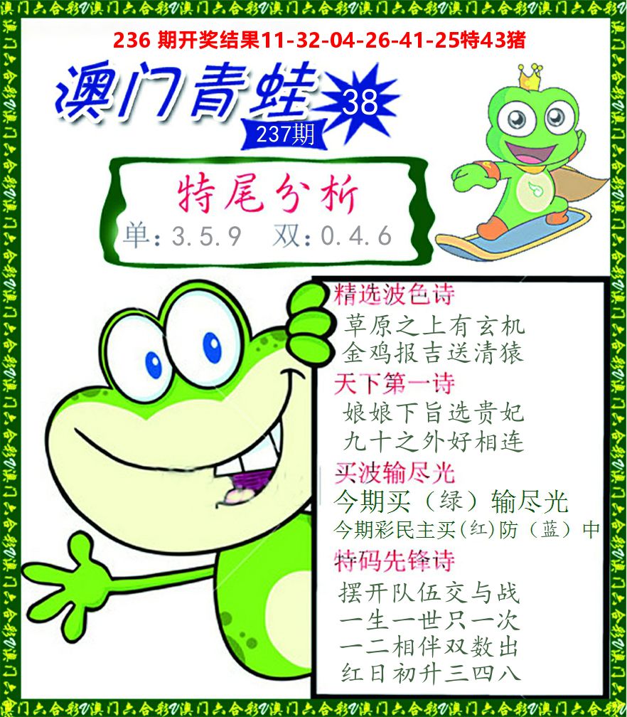 青蛙系列38 第237期