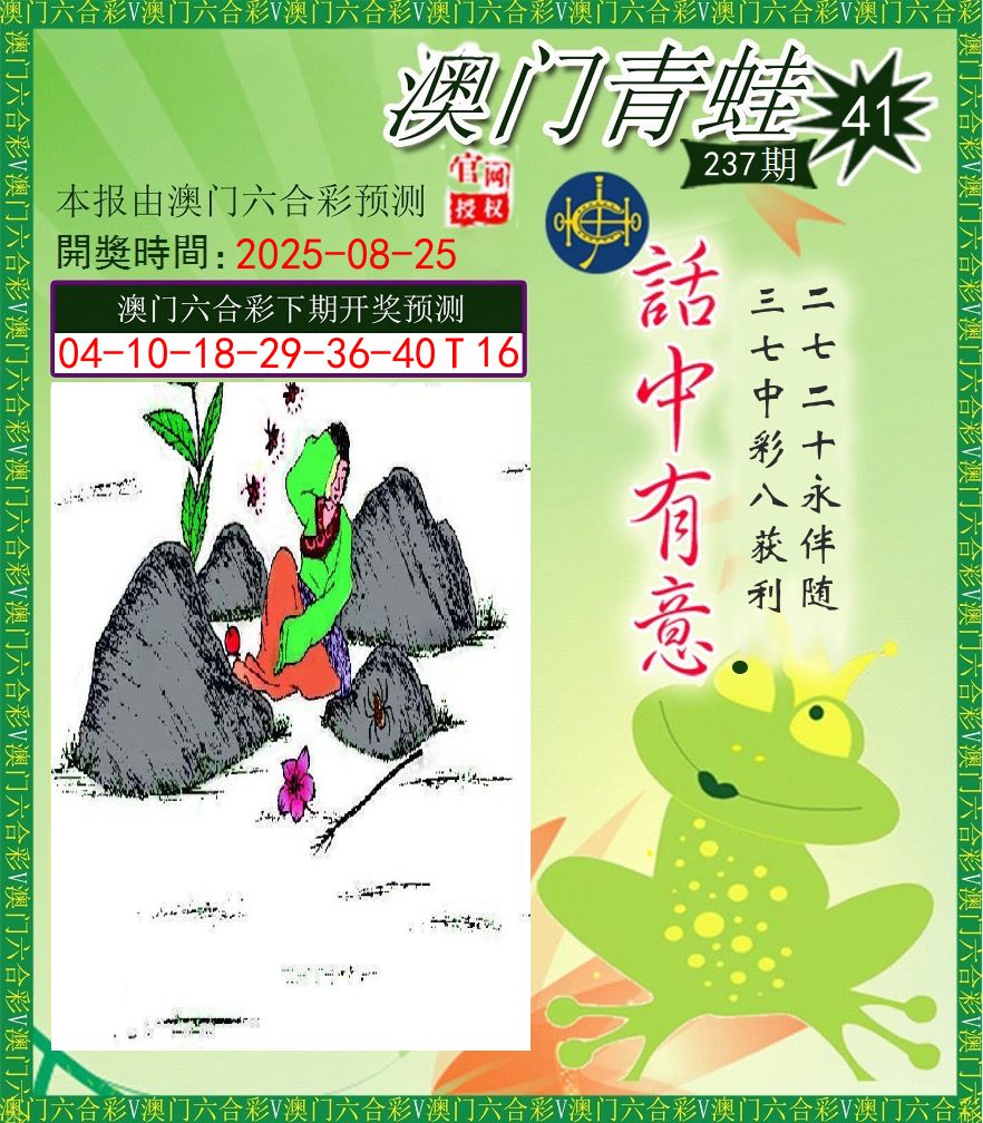 青蛙系列43 第237期