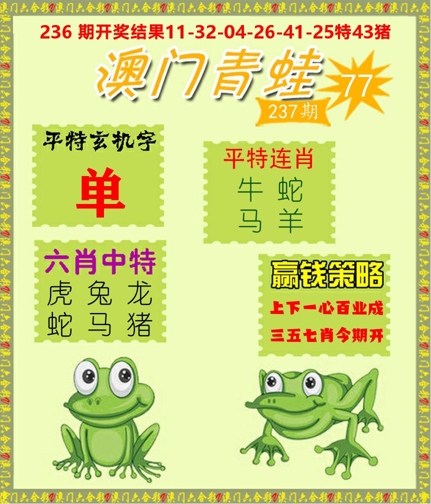青蛙系列77 第237期