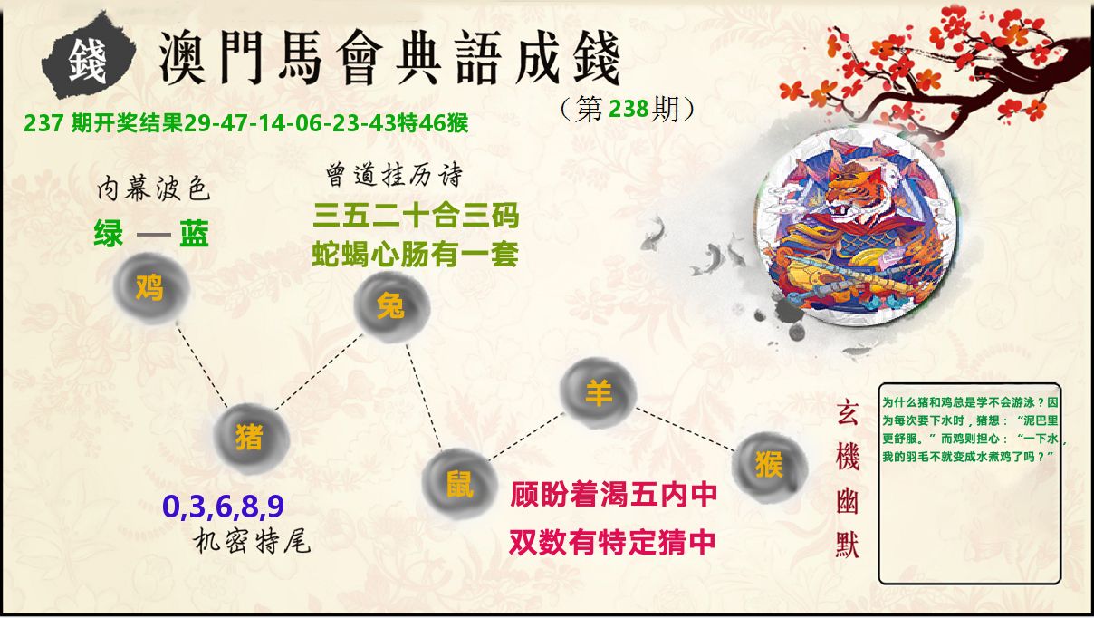 典语成钱 第238期