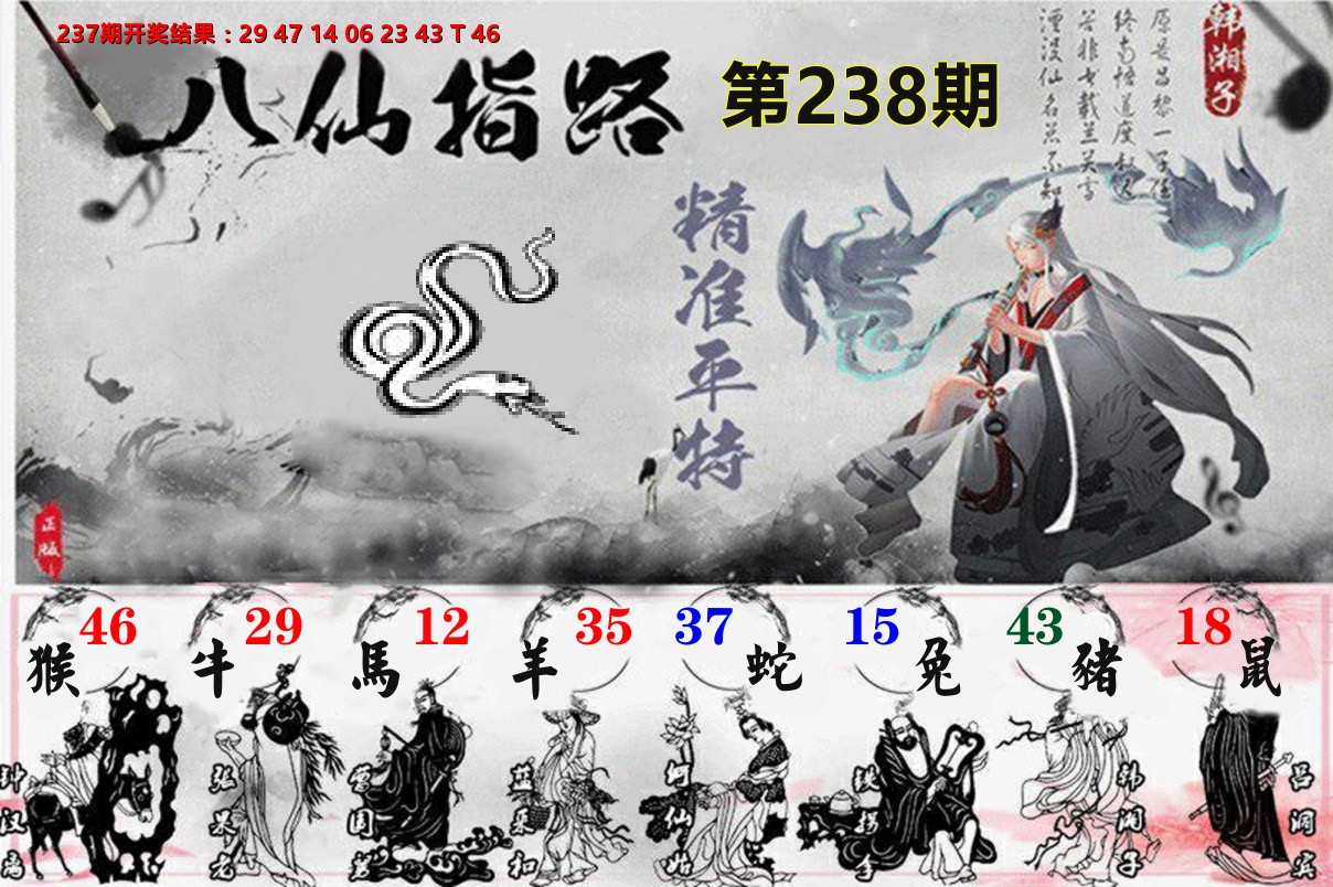 八仙指路 第238期