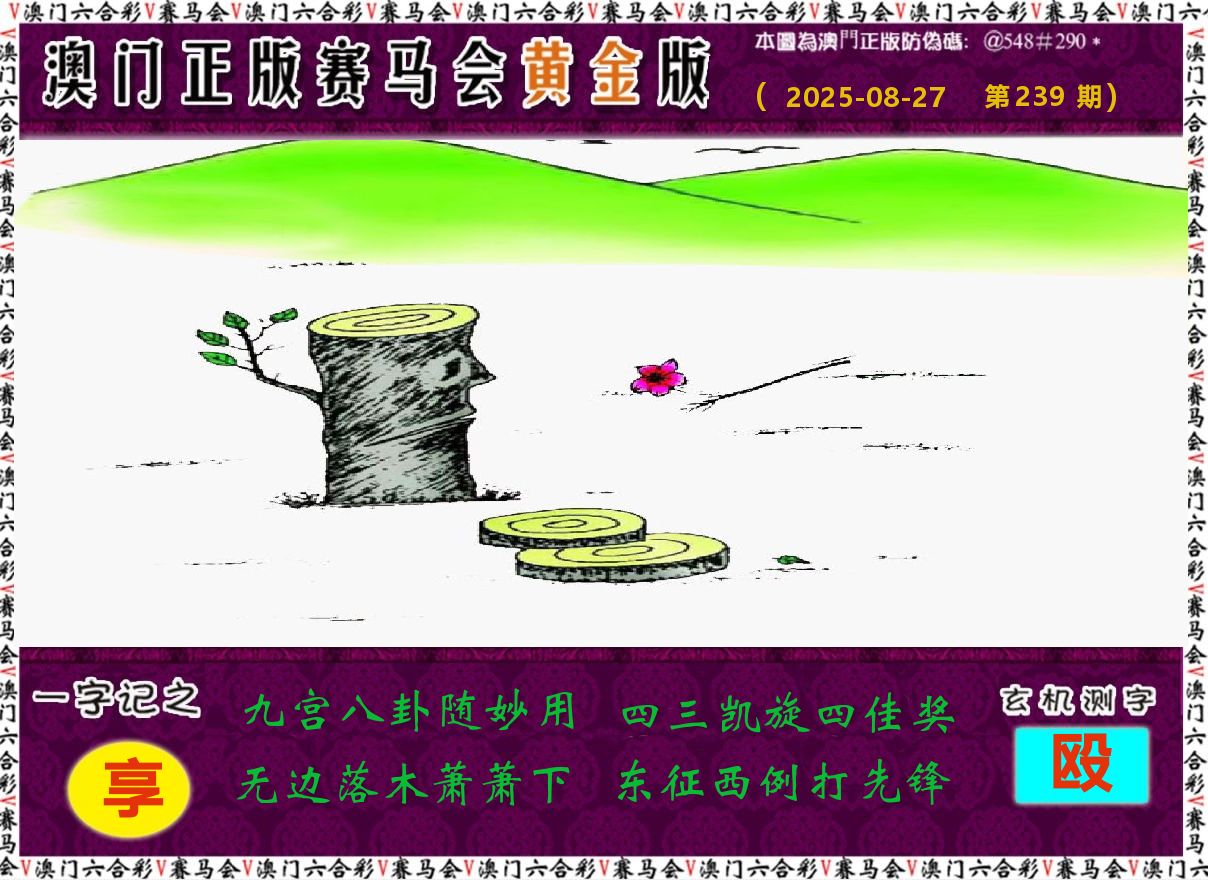 赛马会黄金版 第239期