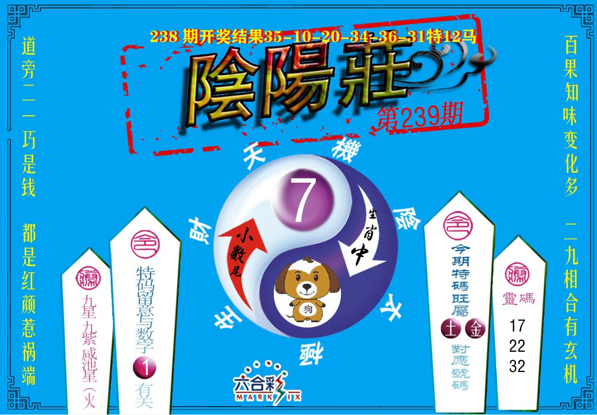 阴阳庄 第239期