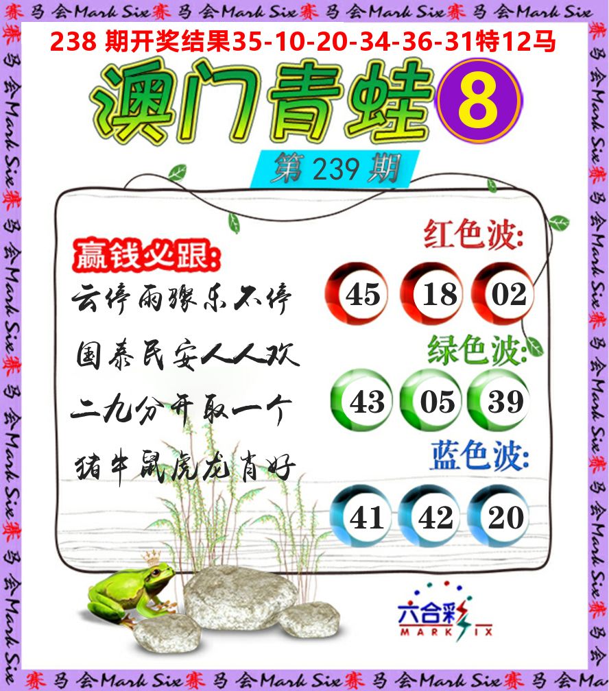 青蛙系列8 第239期