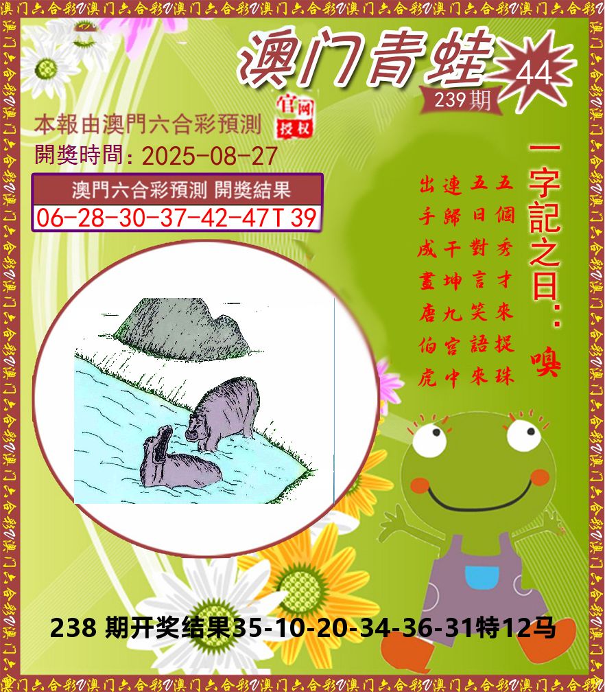 青蛙系列44 第239期