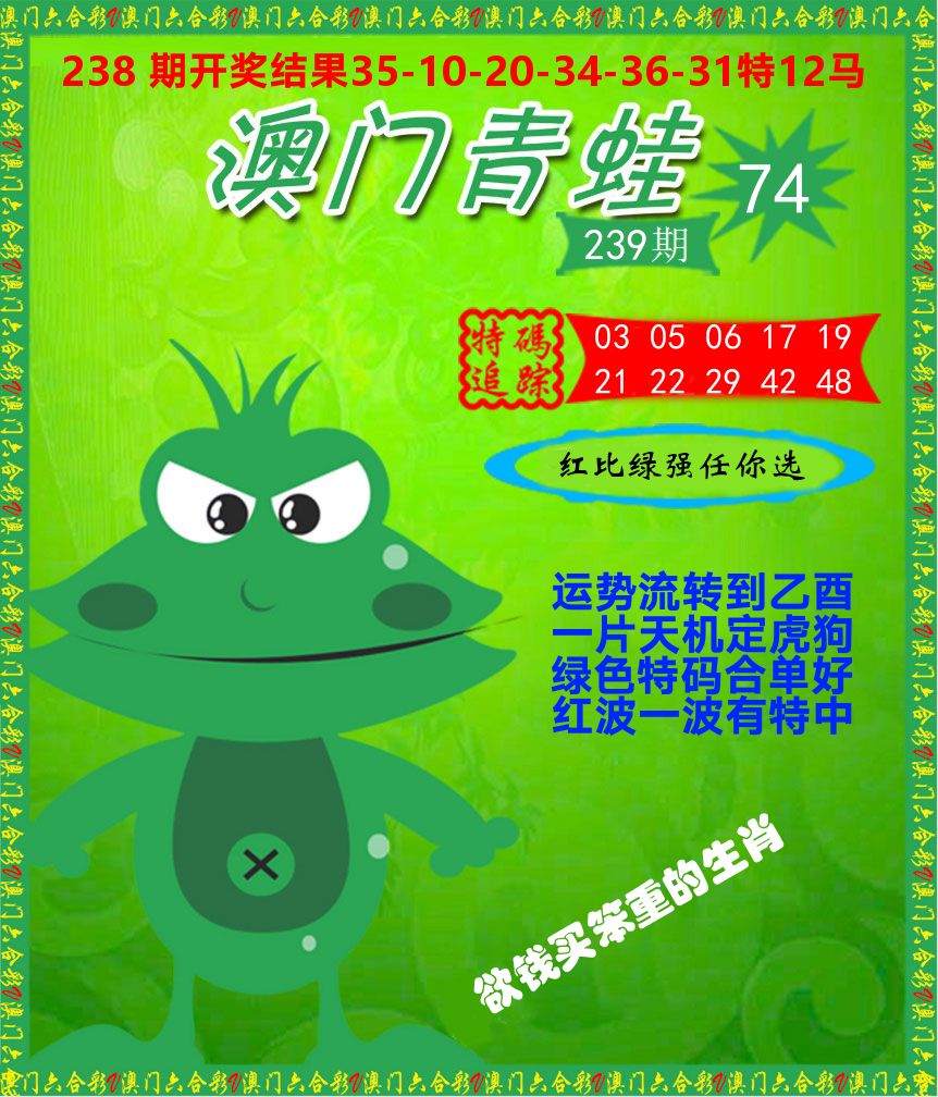 青蛙系列74 第239期