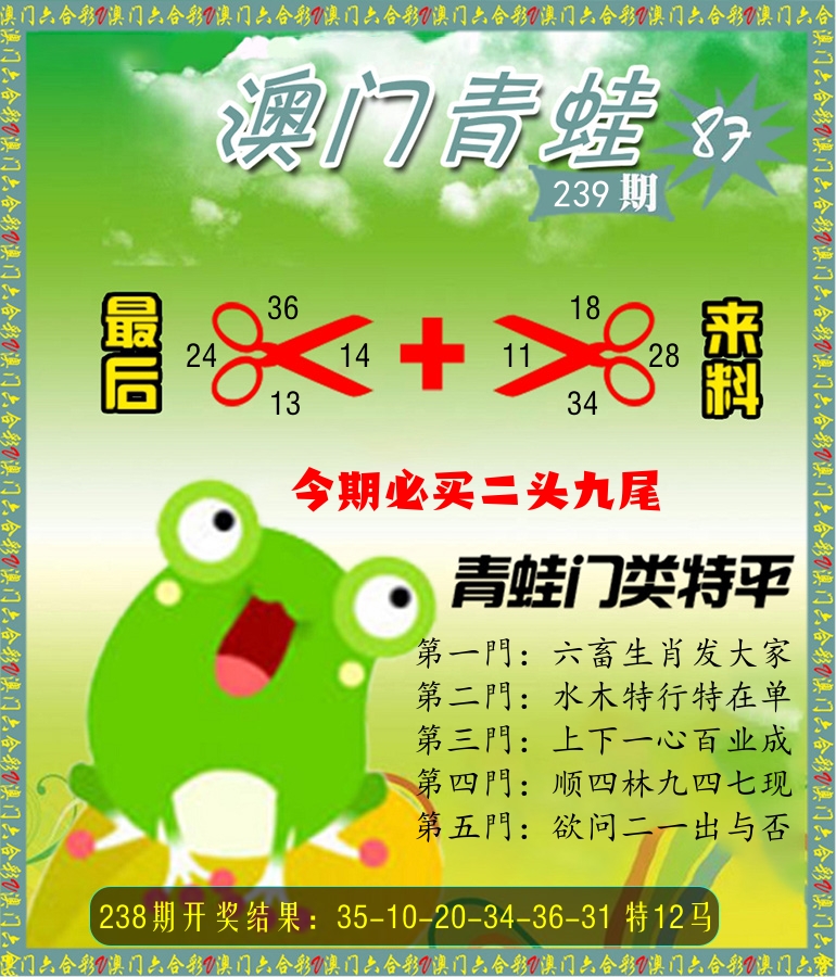 青蛙系列87 第239期