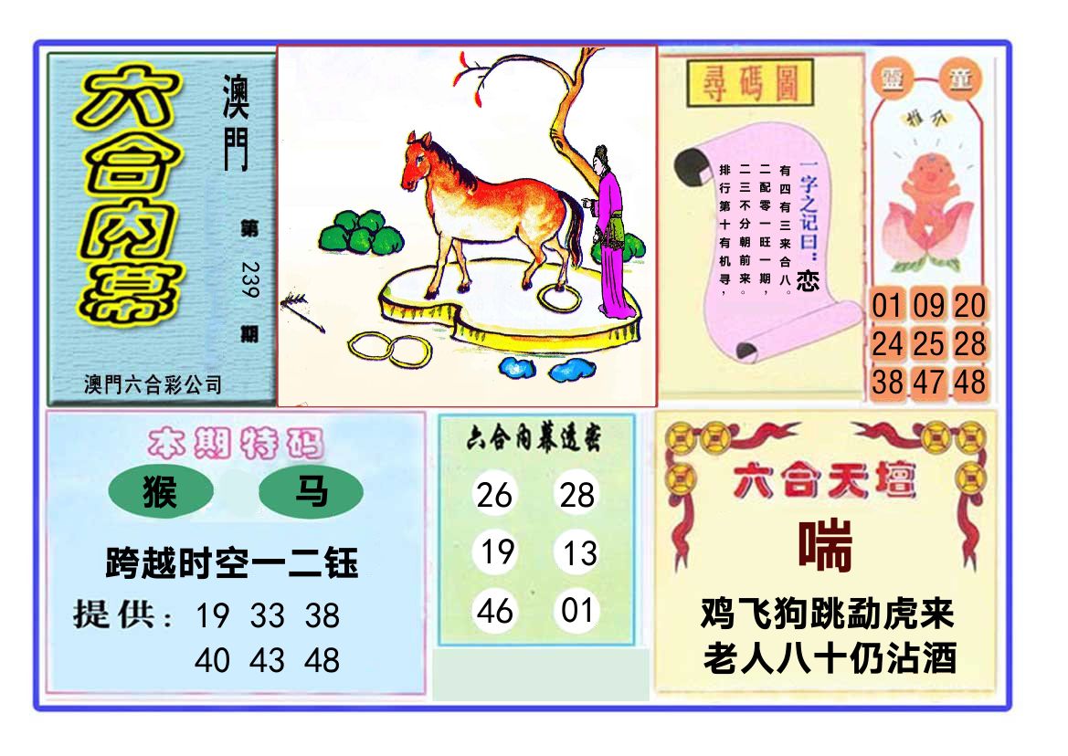 六合内幕 第239期