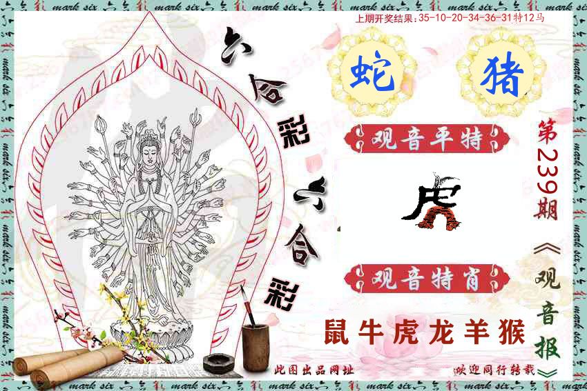 观音彩报 第239期