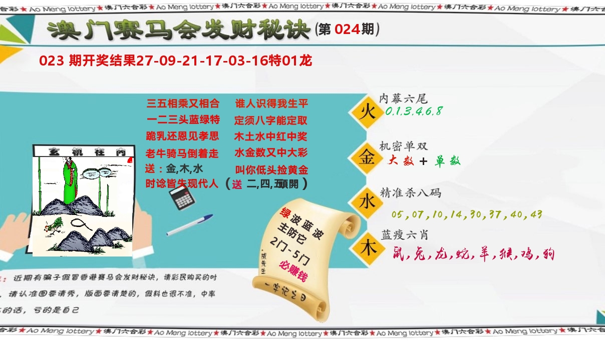 发财秘诀 第24期