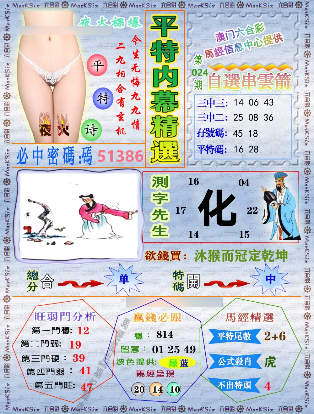 平特内幕精选 第24期