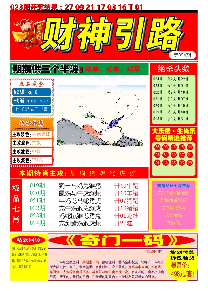 财神引路 第24期