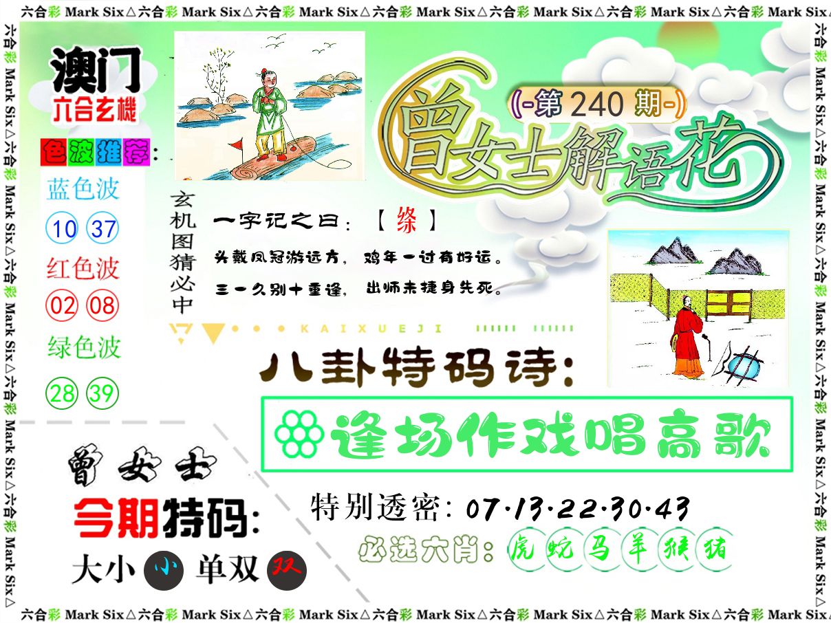 曾女士解语花 第240期