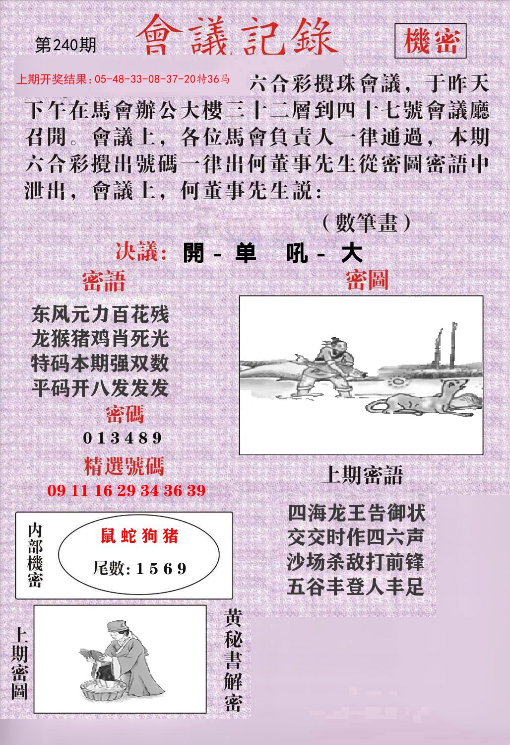 会议记录 第240期