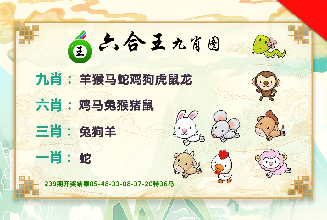 六合王九肖图 第240期