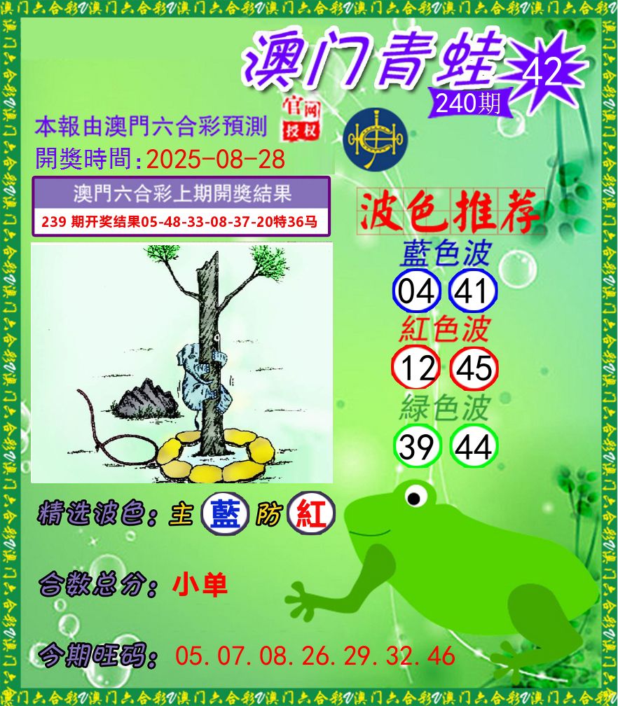 青蛙系列42 第240期