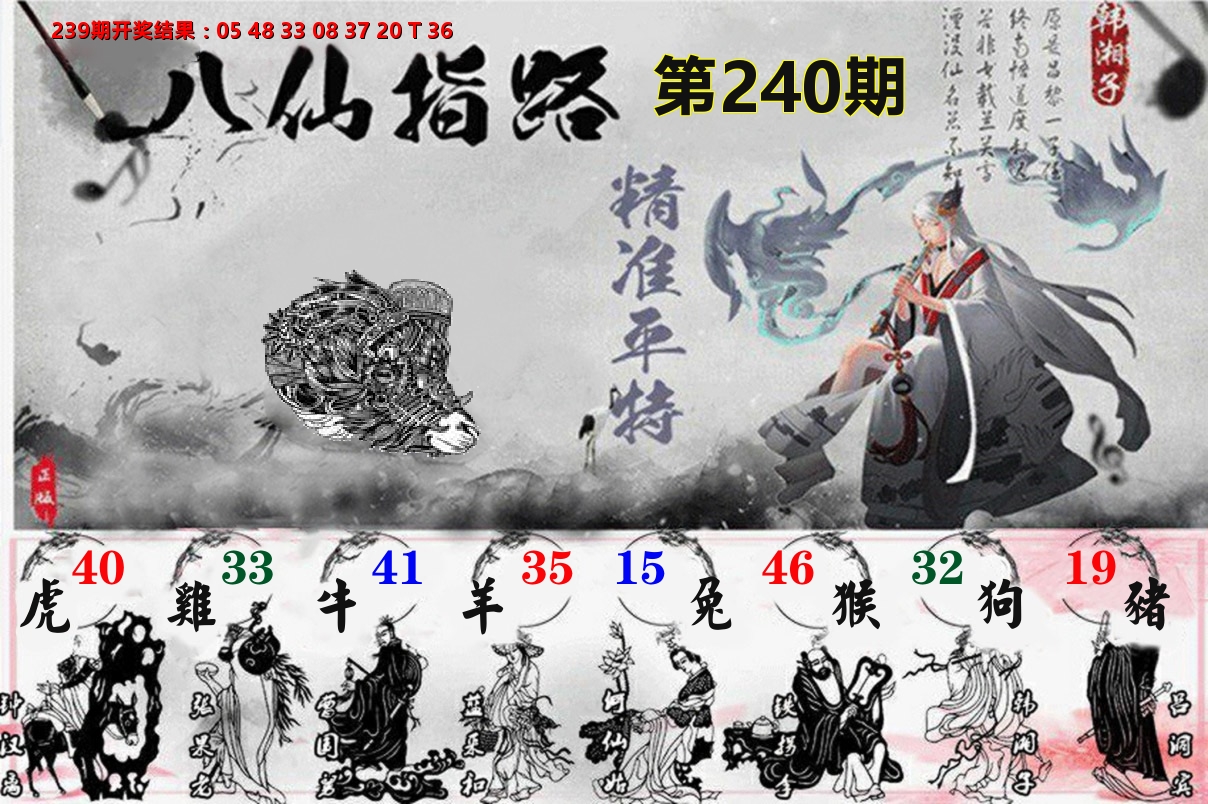 八仙指路 第240期