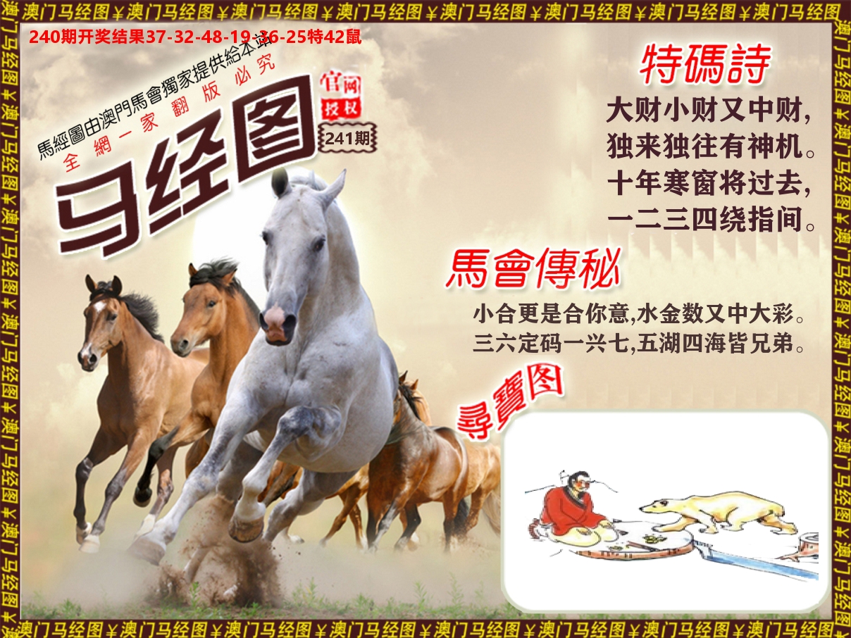 马经系列 第241期