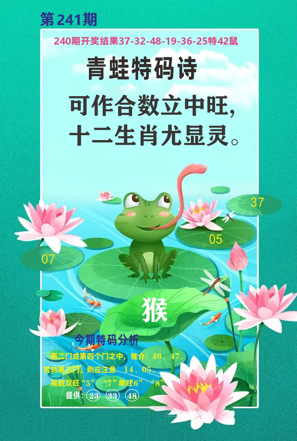 财富人家A 第241期