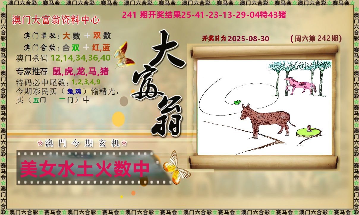 新大富翁 第242期