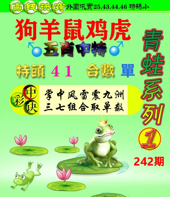 青蛙彩图 第242期