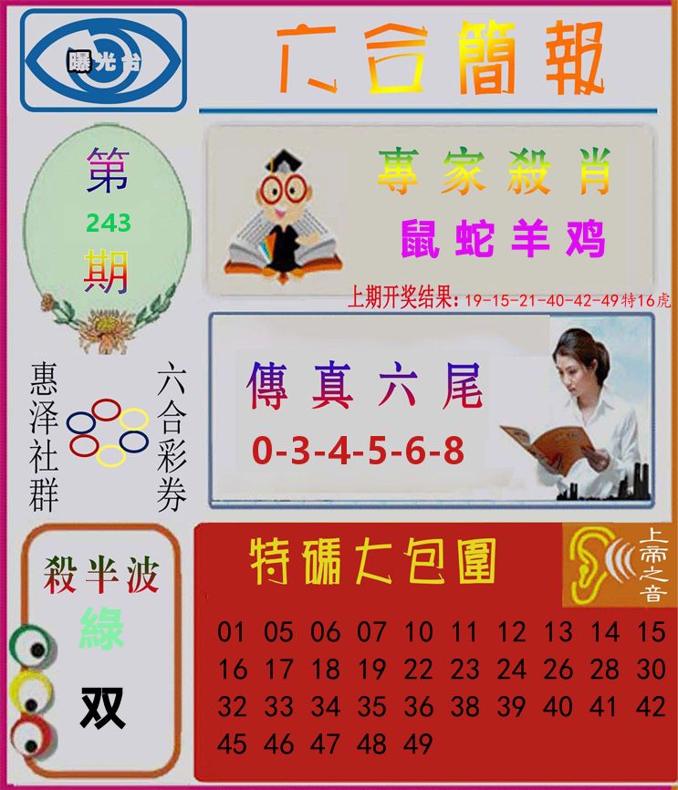 六合简报 第243期
