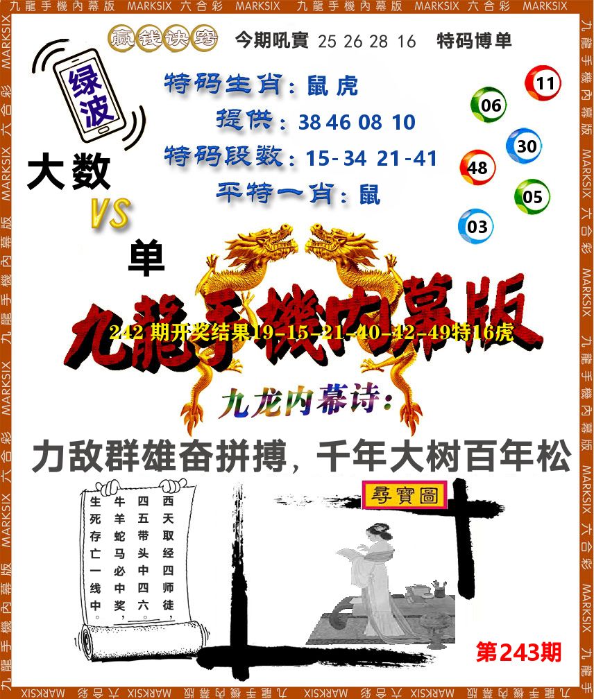 九龙手机内幕 第243期