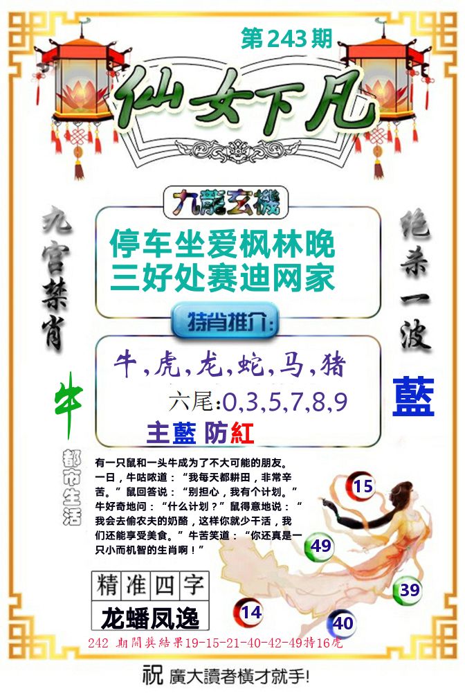 仙女下凡 第243期