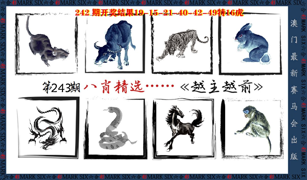 八肖精选 第243期