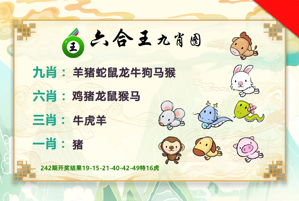 六合王九肖图 第243期